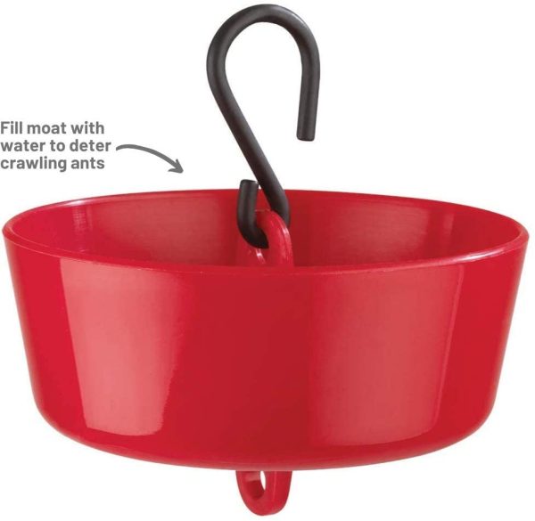 Stokes Select 38044 More Birds Ant Moat for Hummingbird Feeders, Red Fashion - Image 3