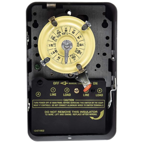 Intermatic WH40 Electric Mechanical Water Heater Time Switch, Up to 12 ON  OFF Events Cheap
