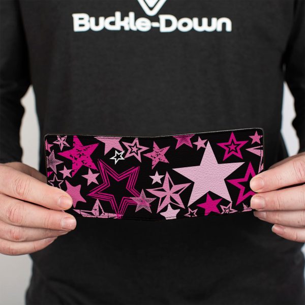 Bi-Fold Wallet - Stargazer Black Pink Cheap - Image 4