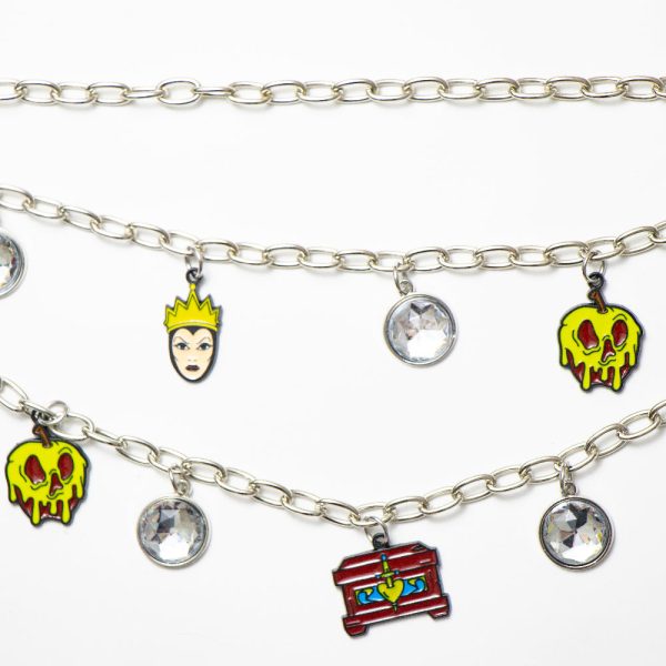 Metal Chain Belt - Silver Chain with Snow White Evil Queen Charms For Cheap - Image 2